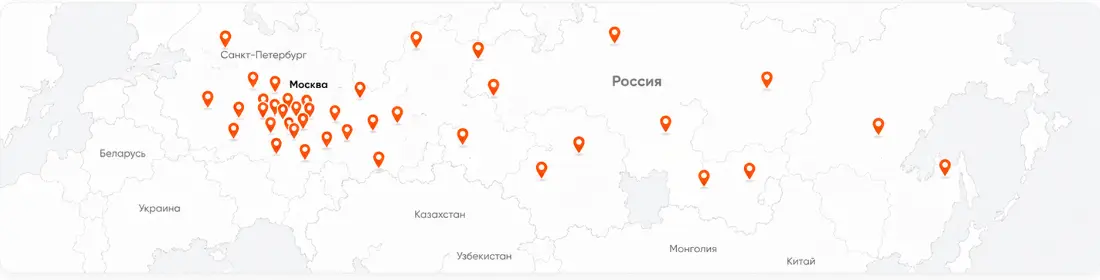 Карта ресторанов Burger Club